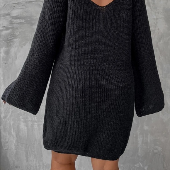 Plus Cold Shoulder Flounce
Sleeve Sweater - Picture 4 of 4